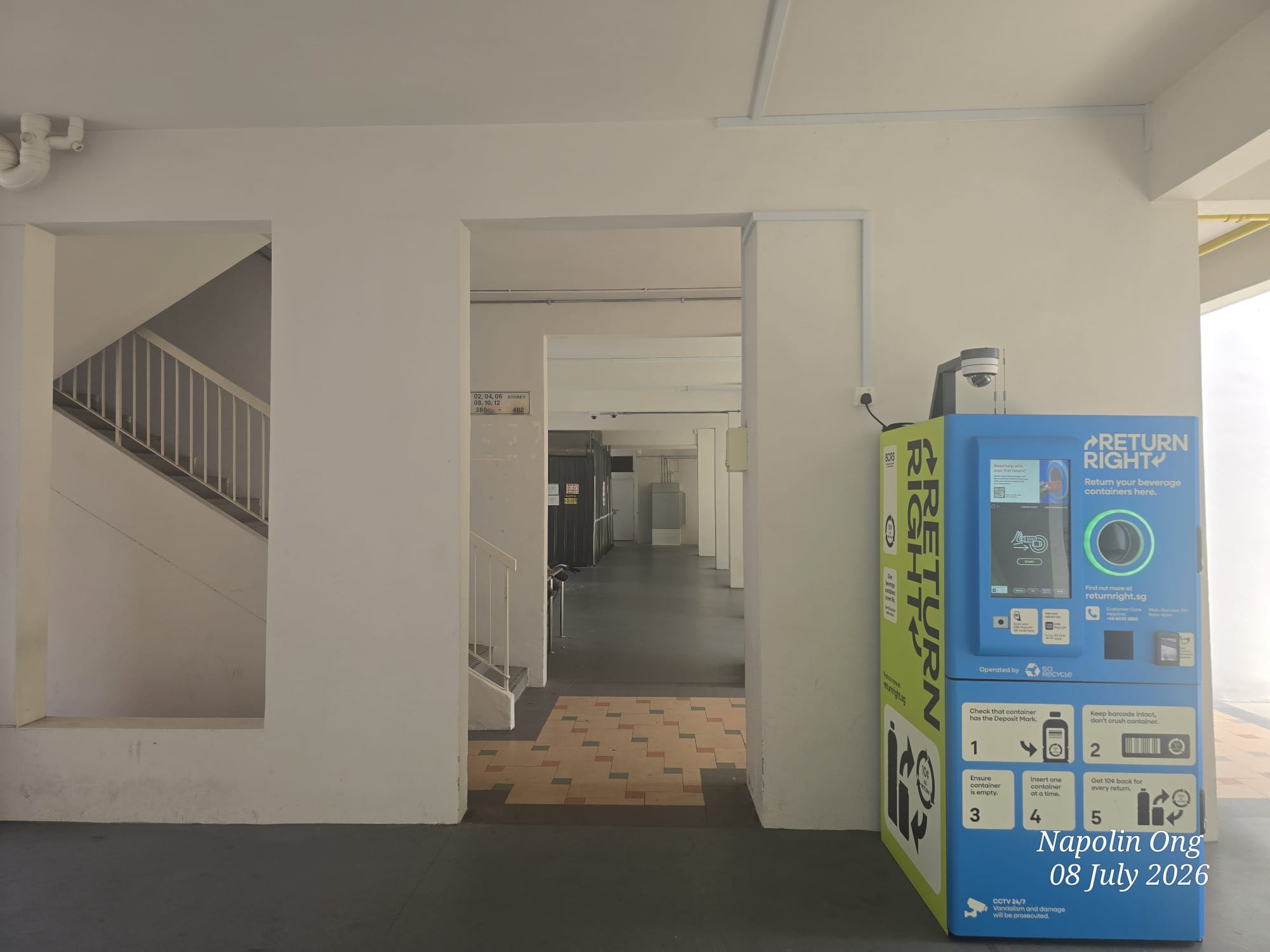 BCRS Reverse Vending Machine (Blk 288C)