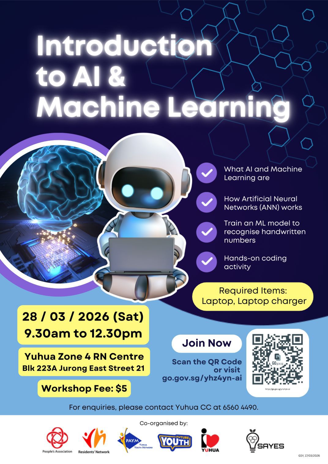 Introduction to AI & Machine Learning Workshop - Yuhua Zone 4