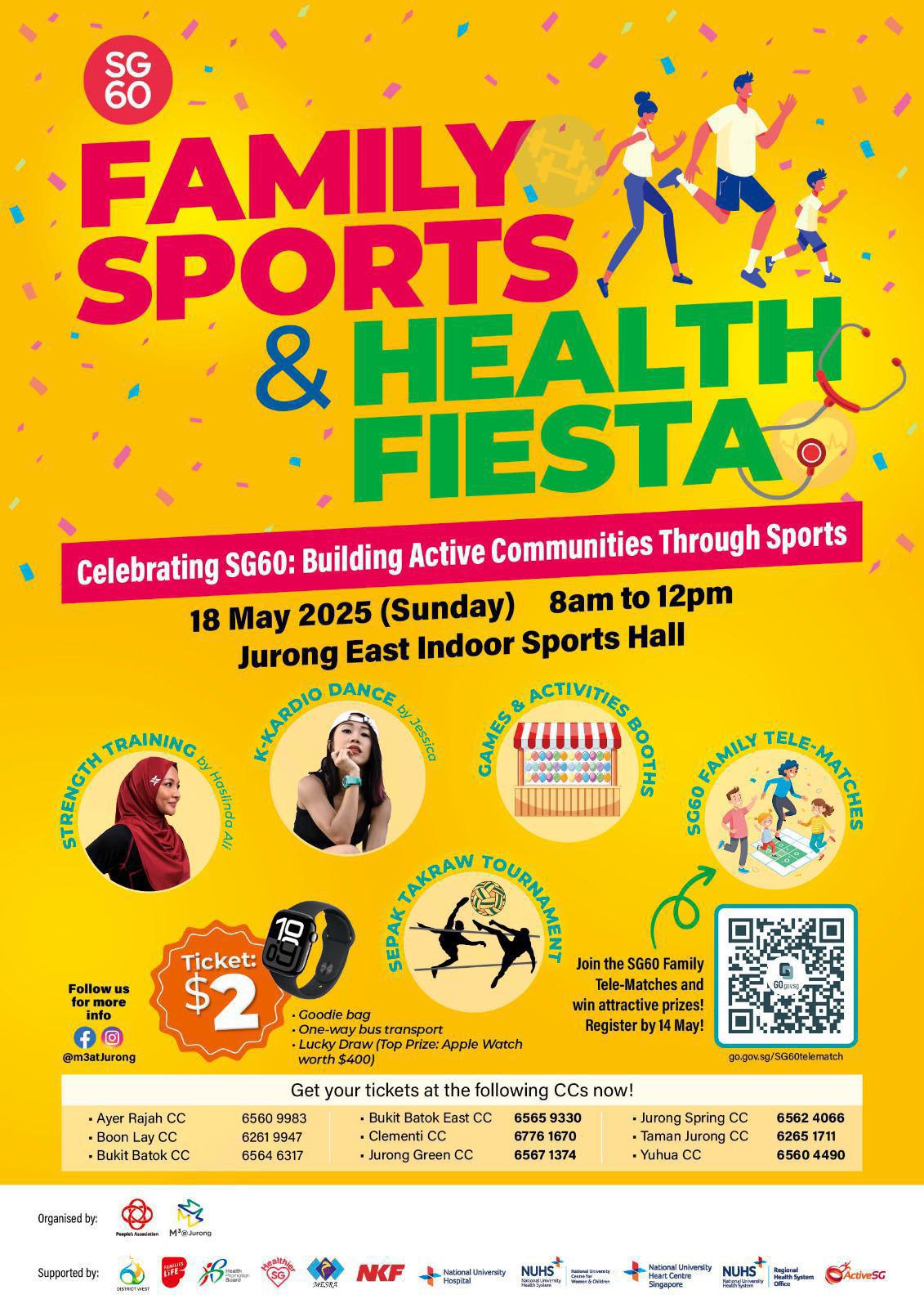 Get Fit, Have Fun – SG60 Family Fiesta Awaits!