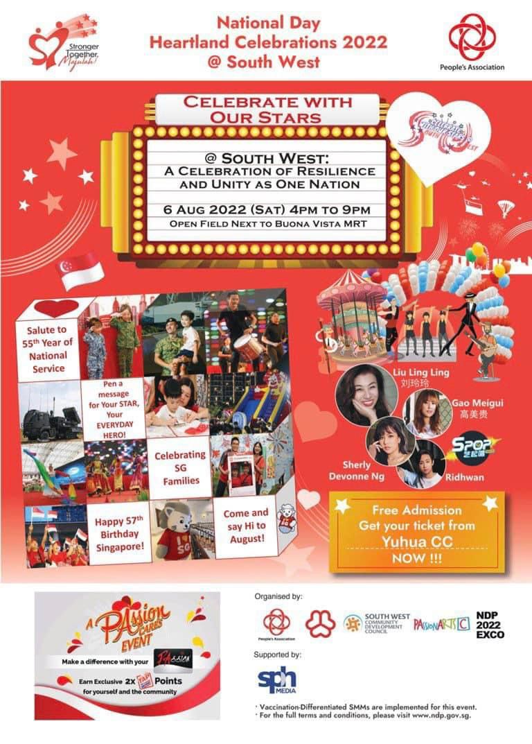 Yuhua Family National Day Heartlands Celebration 2022 South West