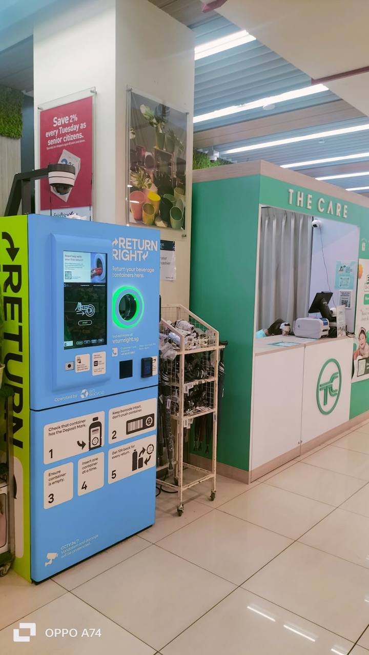 BCRS Reverse Vending Machine (Jem - Fairprice))